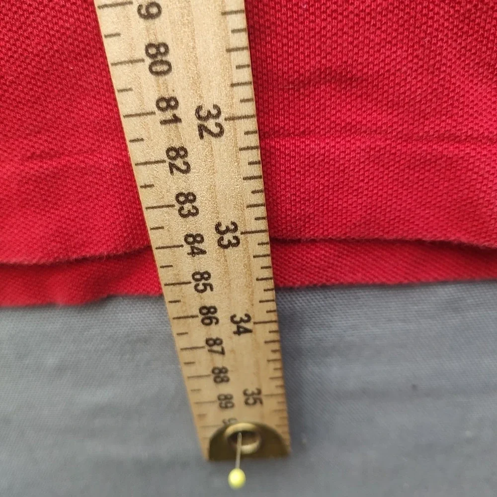Polo Ralph Lauren 2 Button‎ Short Sleeve Cotton Polo Shirt Men's 4XB Light Red